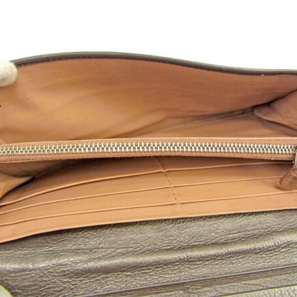 Prada Wallet Purse Long Wallet Silver Pink Woman Authentic Used - Picture 4 of 6